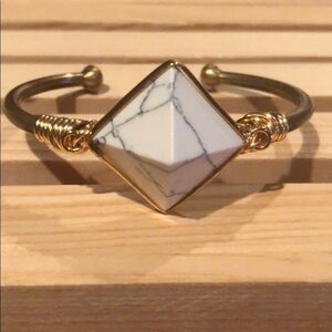White Marble Cuff 